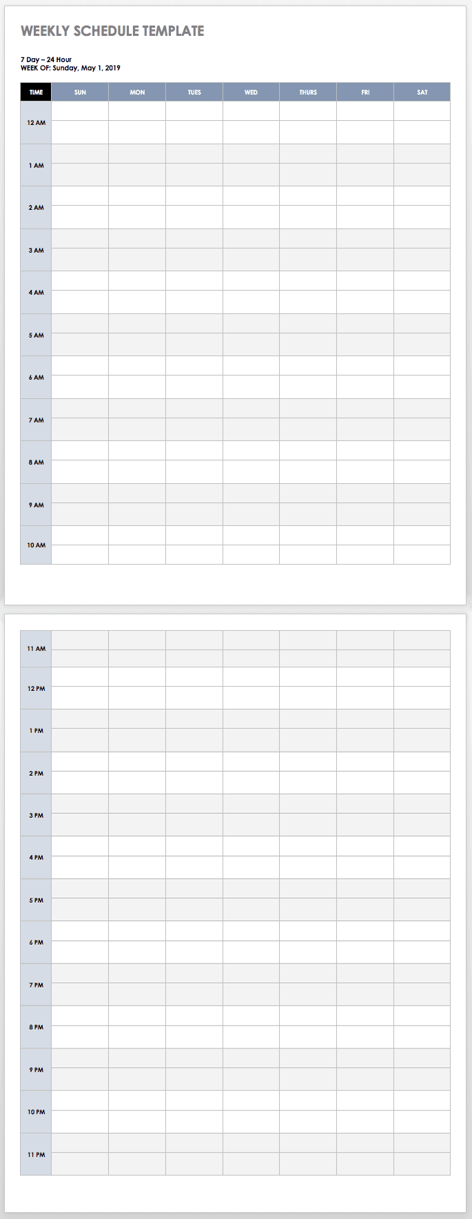 Free daily appointment sheet template pdf